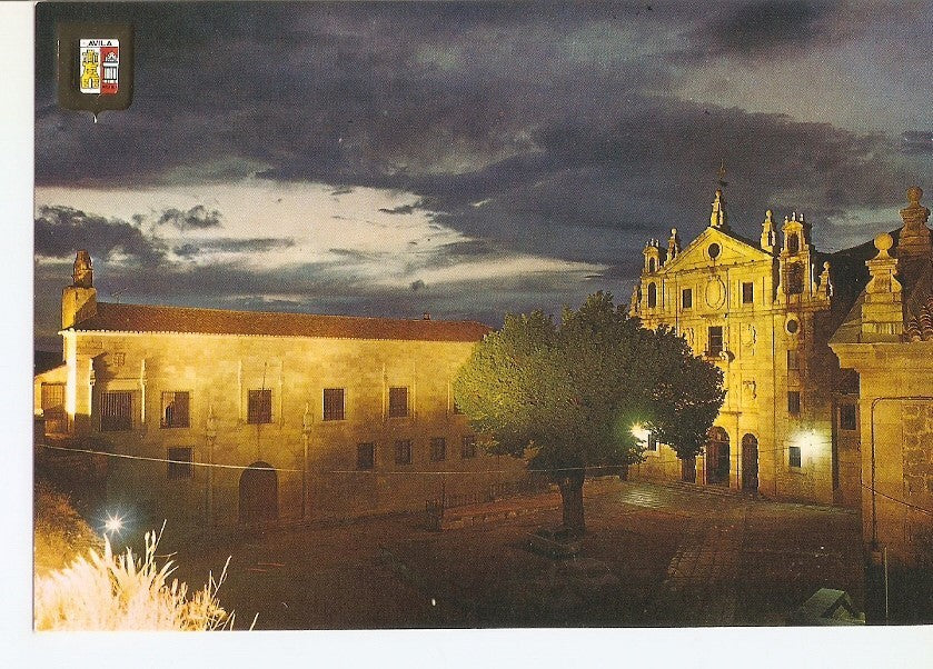 Postal 035265 : Avila Convento de Santa Teresa y Palacio de Justicia. Nocturna
