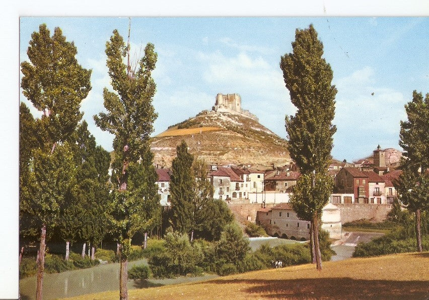 Postal 035266 : Peñafiel (Valladolid). Vista parcial y castillo