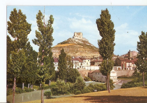 Postal 035266 : Peñafiel (Valladolid). Vista parcial y castillo