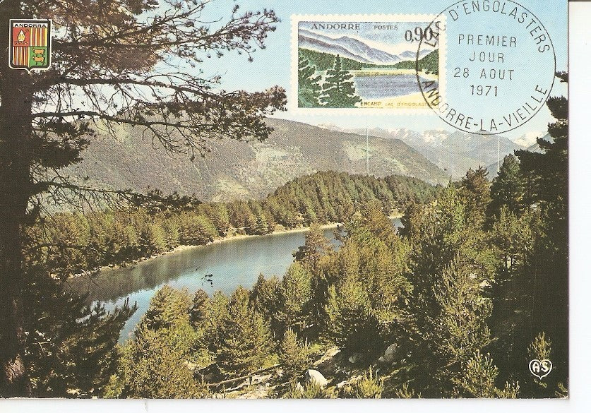Postal 035281 : Valls dAndorra. Estany dEngolasters