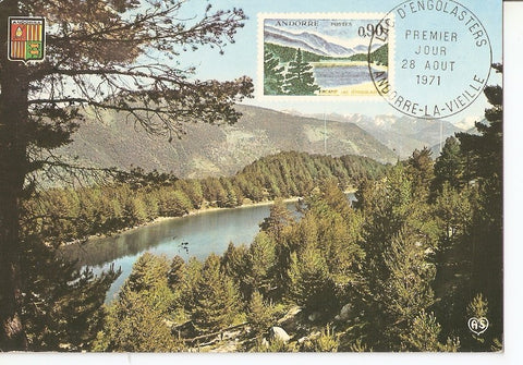 Postal 035281 : Valls dAndorra. Estany dEngolasters