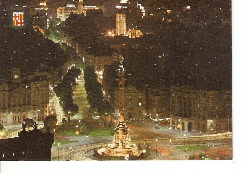 Postal 035297 : Barcelona. Monumento a Cristobal Colon