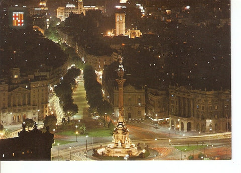 Postal 035297 : Barcelona. Monumento a Cristobal Colon