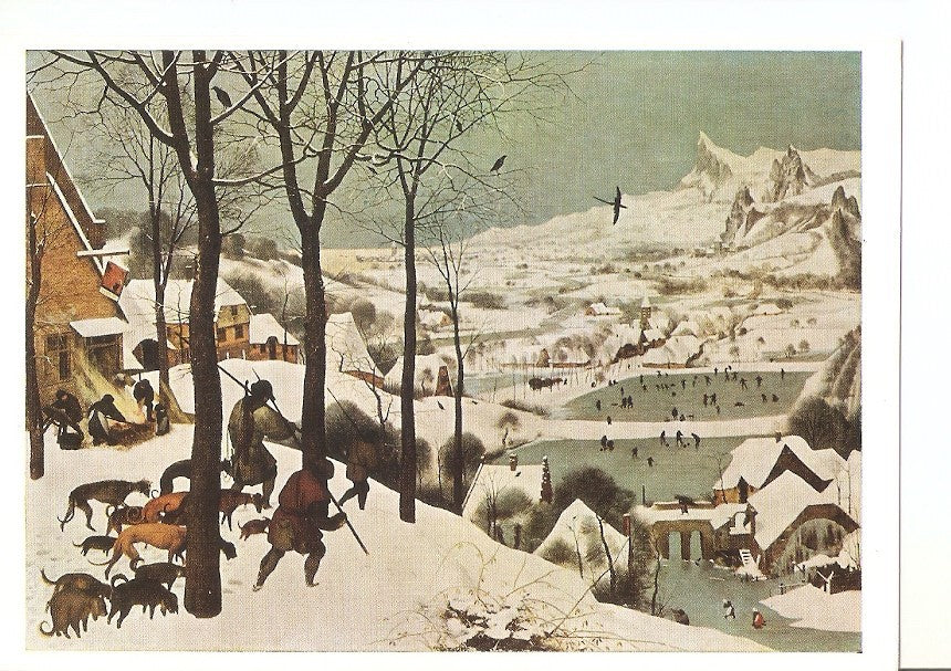 Postal 035316 : Wien Kunsthistorisches Museum. Pieter Bruegel. Hunters in the snow