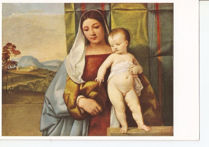 Postal 035317 : Wien Kunsthistorisches Museum. Tizian. The Gipsy-Madonna