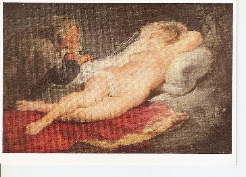 Postal 035318 : Wien Kunsthistorisches Museum. Peter Paul Rubens. The hermit and Angelica