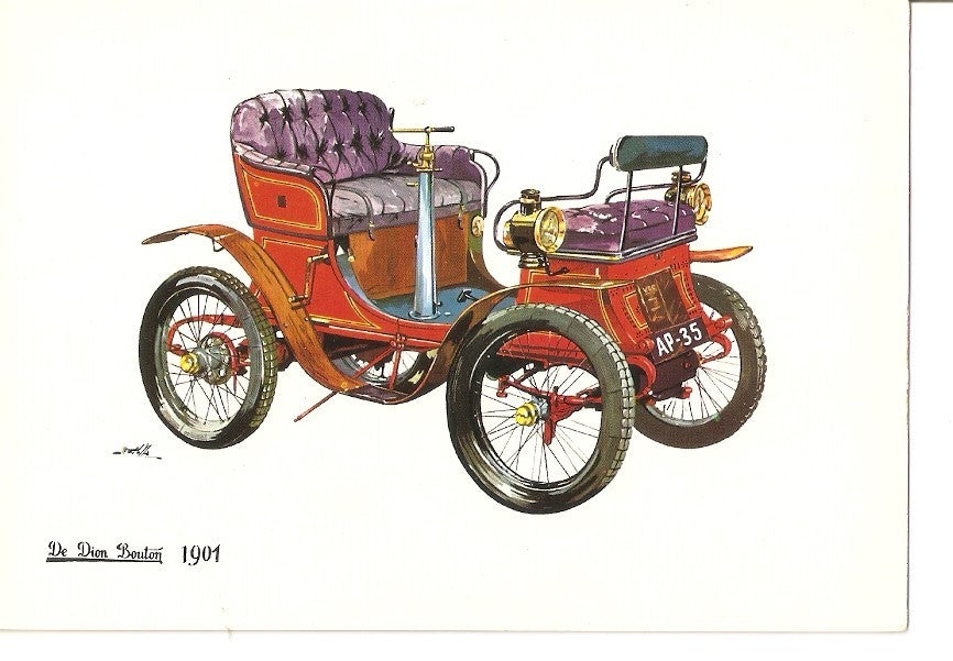 Postal 035326 : De Dion Bouton 1901
