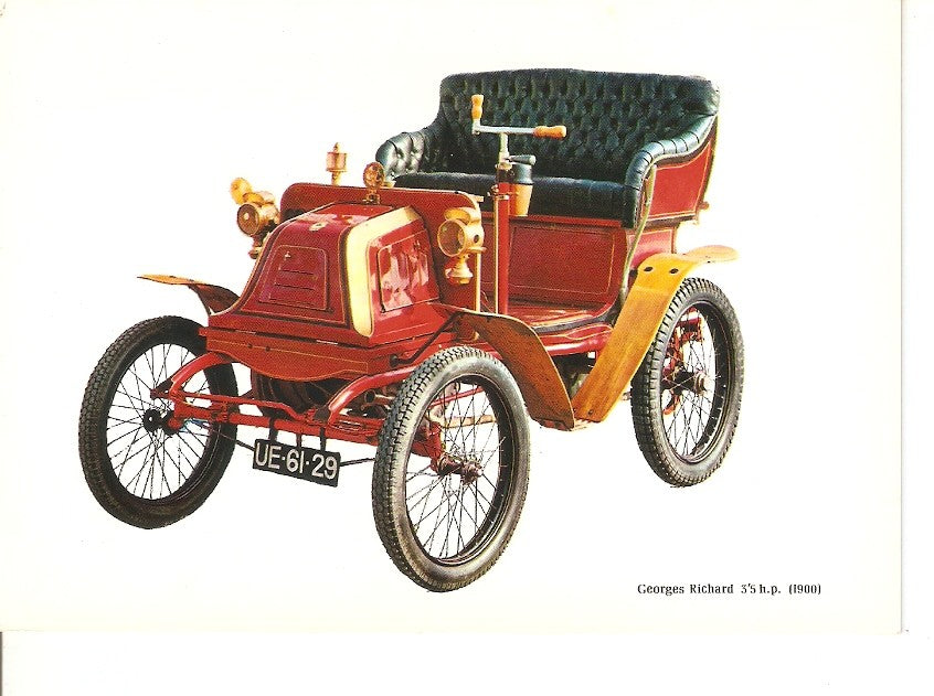 Postal 035327 : Georges Richard 35 h.p. (1900)