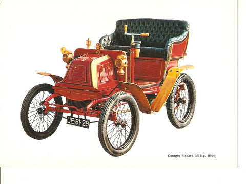 Postal 035327 : Georges Richard 35 h.p. (1900)
