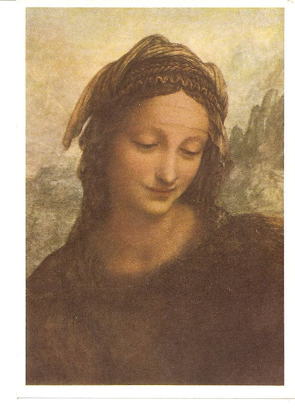 Postal 035333 : Sainte Anne. Leonardo da Vinci. Paris Louvre