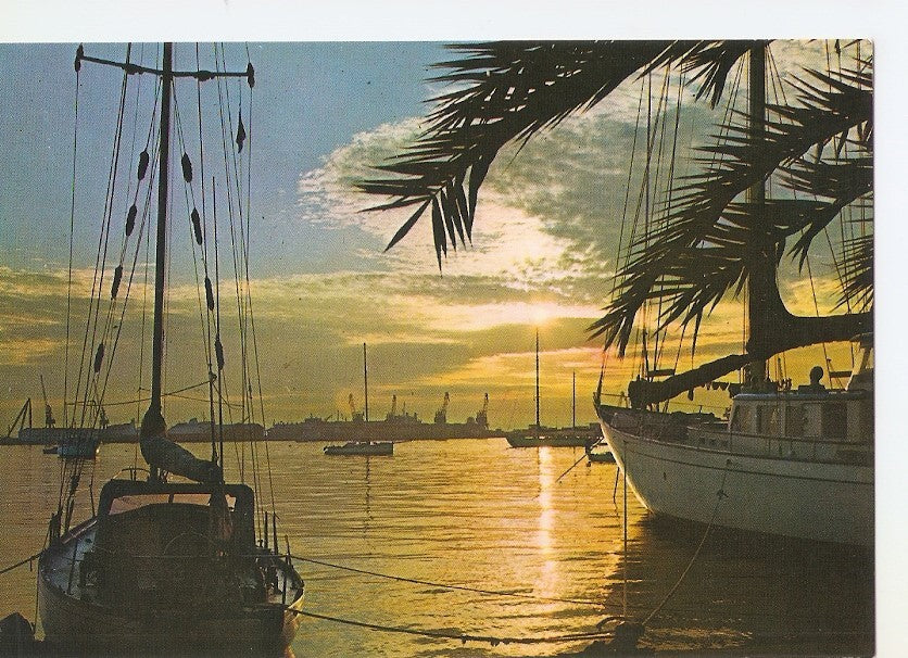 Postal 035349 : Puesta de Sol