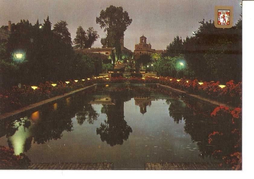 Postal 035350 : Cordoba. Alcazar de los Reyes Cristianos. Vista nocturna