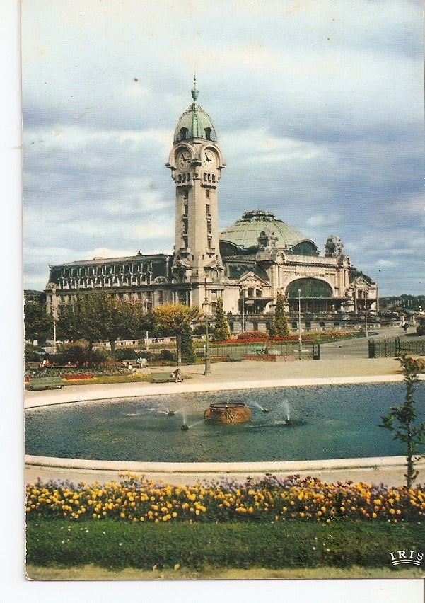 Postal 035395 : Limoges (Haute-Vienne). La gare des Beneditins