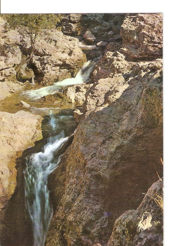 Postal 035407 : San Quintin de Mediona. Les Daus. Cascada principal
