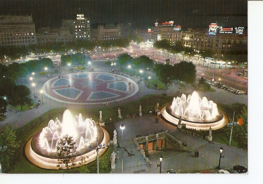Postal 035449 : Barcelona. Plaza de Cataluña 