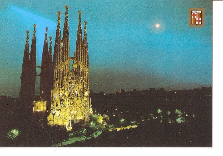 Postal 035452 : Barcelona. Templo de la Sagrada Familia
