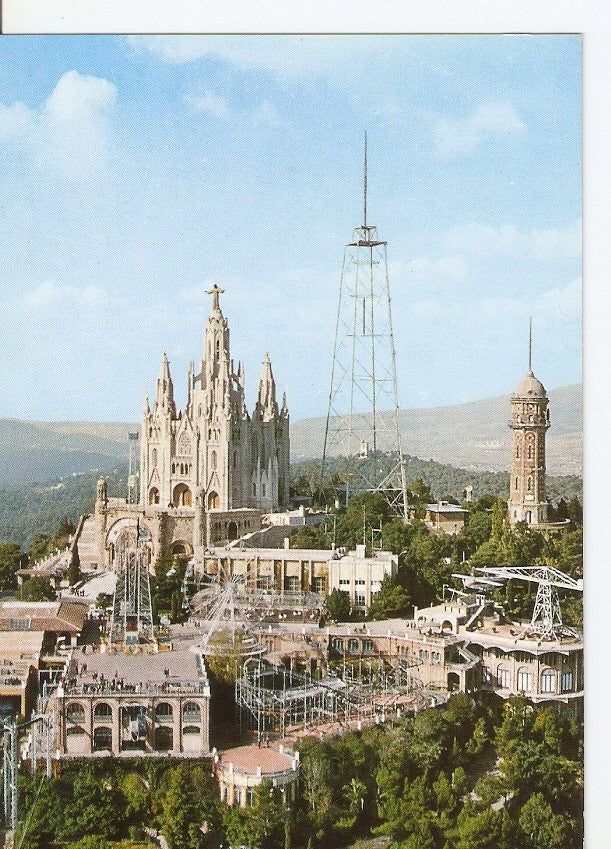 Postal 035461 : Barcelona vista en Helicoptero. Tibidabo