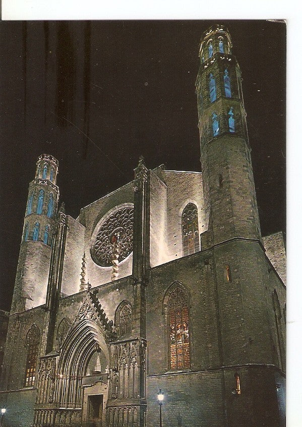 Postal 035467 : Barcelona. Basilico de Santa Maria del Mar