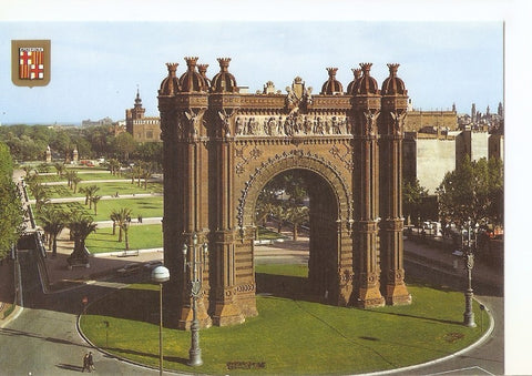 Postal 035469 : Barcelona. Arco de Triunfo