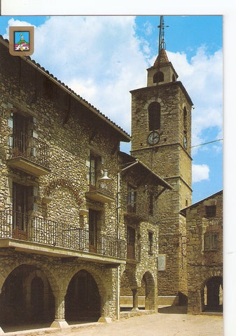 Postal 035486 : Bellver de Cerdanya (Lleida). Plaça Major