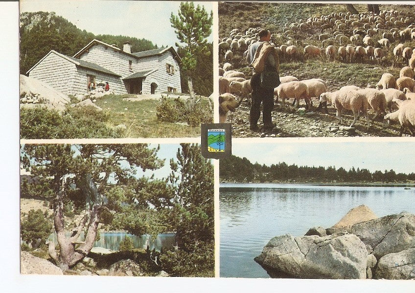 Postal 035517 : Maranges (Girona) Pirineu Catala. Diversos aspectos