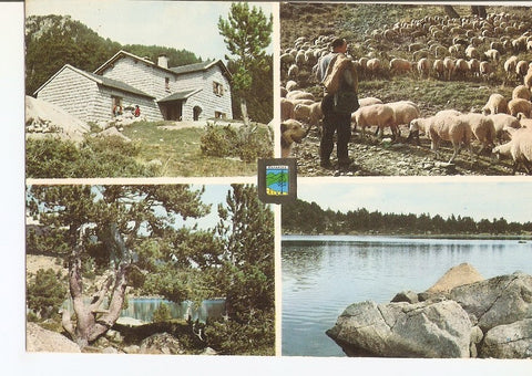 Postal 035517 : Maranges (Girona) Pirineu Catala. Diversos aspectos