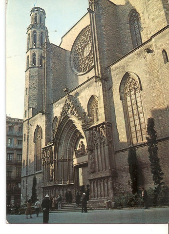 Postal 035539 : Barcelona. Basilica de Sta. Maria del Mar S. XIV
