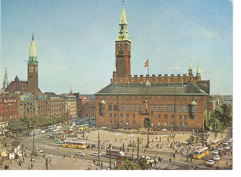 Postal 035578 : The Town Hall Square in Copenhagen - Denmark