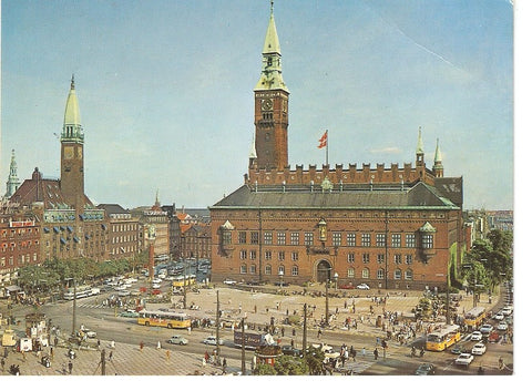 Postal 035578 : The Town Hall Square in Copenhagen - Denmark