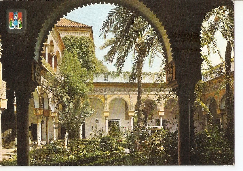 Postal 035591 : Sevilla. Palacio de las Dueñas. Patio principal
