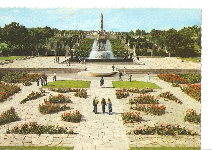 Postal 035599 : Oslo. Norway. Vigelandsparken