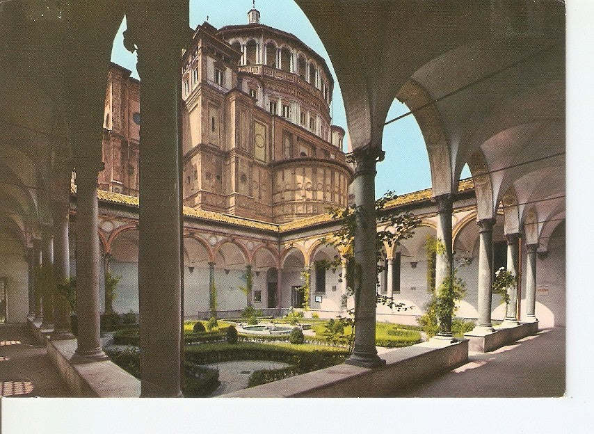 Postal 035607 : Milano. Church S. Mary of Graces - Cloister of the Bramante