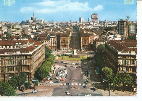Postal 035609 : Milano. Place Cairoli et Rue Dante