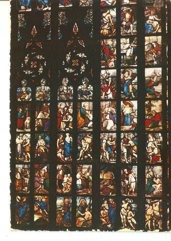 Postal 035610 : Milano. The Cathedral - Artistic Stained glass windows