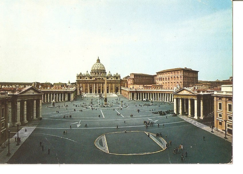 Postal 035630 : Citta del Vaticano. Place St. Pierre