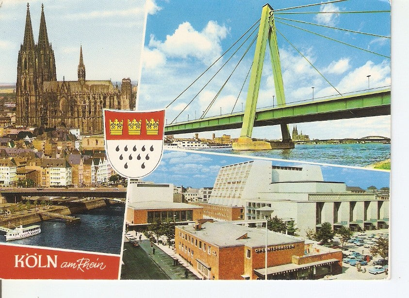 Postal 035640 : Koln Am Rhein. Dom Severinsbrucke Opernhaus
