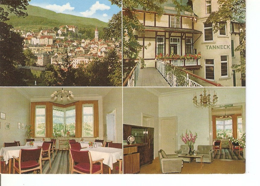 Postal 035643 : Haus Tanneck - Hotel Garni Familia Hones. Baden-Baden