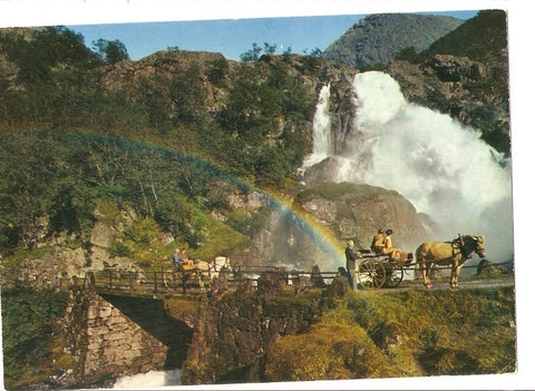 Postal 035650 : Briksdalen Valley on the road to Briksdalen Glacier