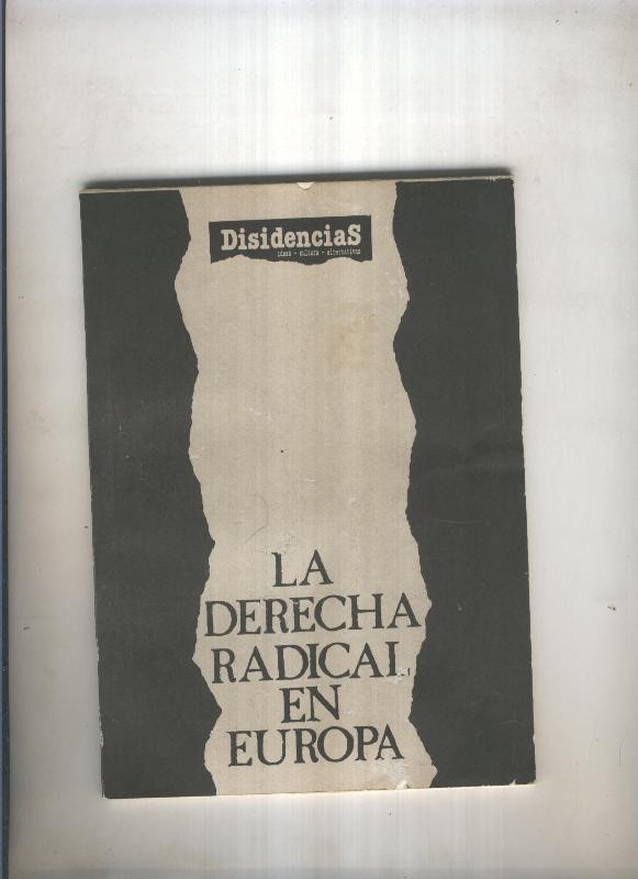 Revista desidencias:La derecha radical en Europa ( I )
