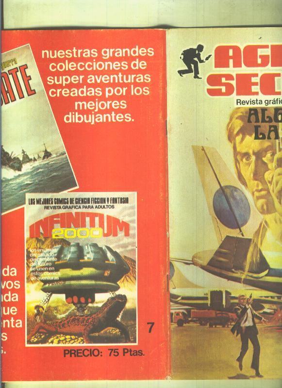 Agente Secreto numero 07 (numerado 2 en interior cubierta)