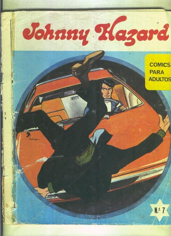 Johnny Hazard numero 7: La gema del oriente (cubierta estropeada y suelta)