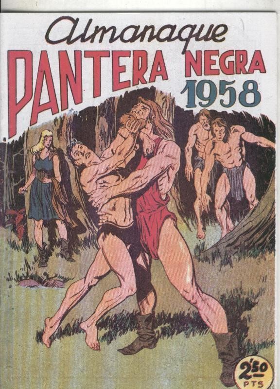 Almanaque Facsimil: Pantera Negra para 1958