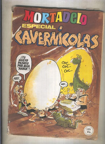 Mortadelo especial numero 124: Cavernicolas (numerado 2 en trasera)