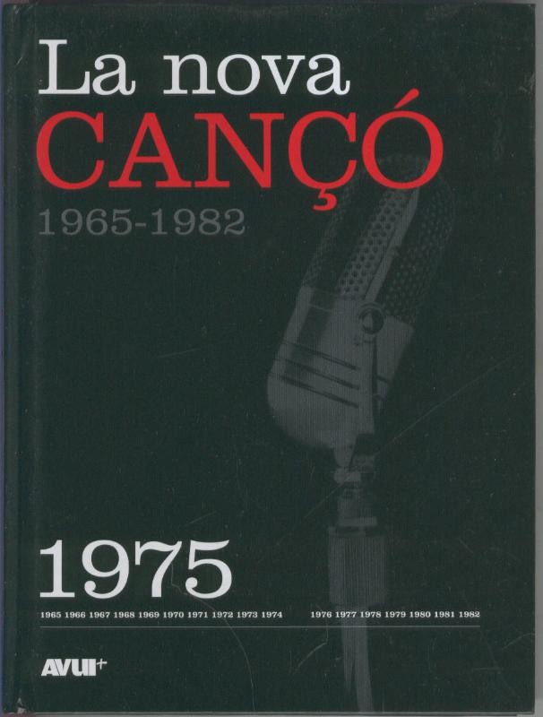 Libro con CD, LA NOVA CANCO 1965-1982: Ejemplar dedicado al 1975