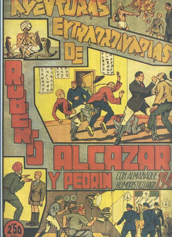 Facsimil: Roberto Alcazar y Pedrin almanaque 1943: El buda de Marfil