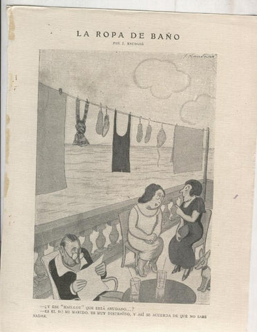Xaudaro: Lamina numero 38: La ropa de baño