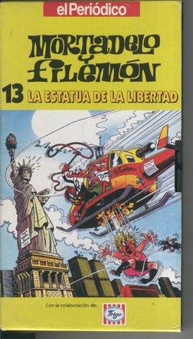 Video VHS: Mortadelo y Filemon numero 13: La estatua de la libertad