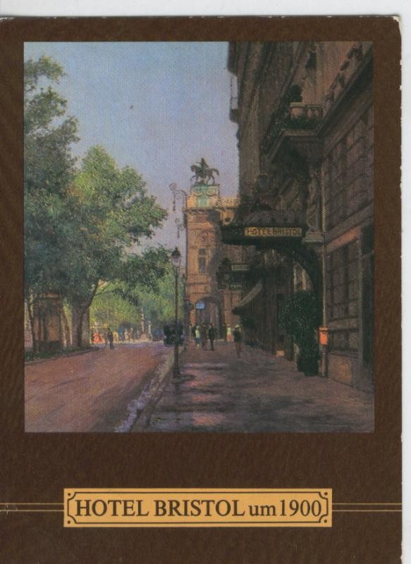 Postal 006901: Hotel Bristol um 1900