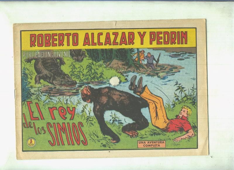 Roberto Alcazar y Pedrin original numero 0955: El rey de los simios