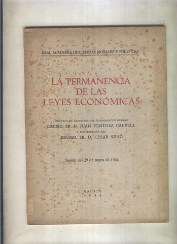 La permanencia de las leyes economicas